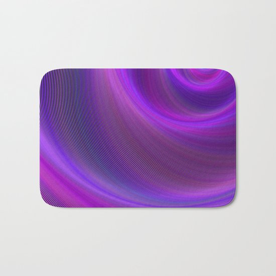 Purple night storm Bath Mat