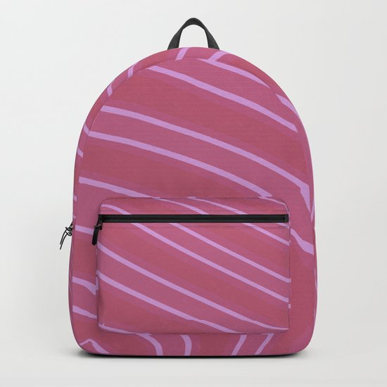 Abstract purple pattern . Backpack