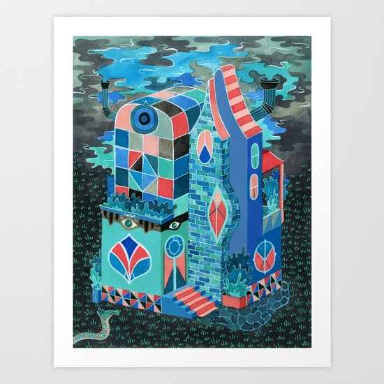Snake House Art Print