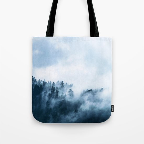 The Wilderness, Foggy Forest Tote Bag