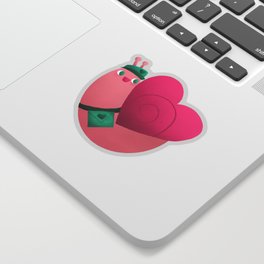 Snail Love Sticker