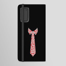 Valentines Tie Costume Hearts Day Valentines Day Android Wallet Case
