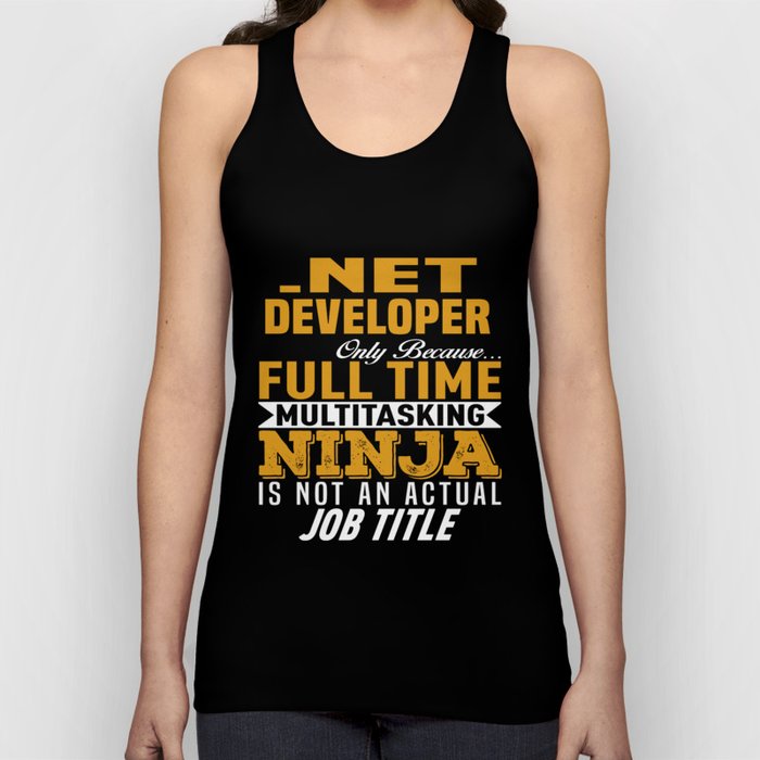 NET DEVELOPER Tank Top