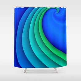 fluid -47- Shower Curtain