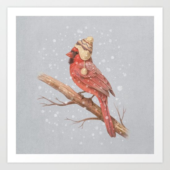 First Snow - colour option Art Print