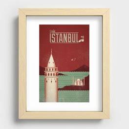 Visit Istanbul Recessed Framed Print