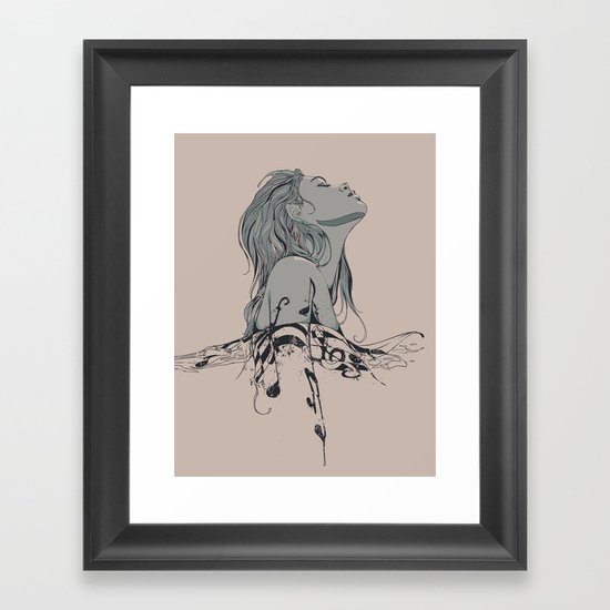 Floating in The Rhythm Framed Art Print