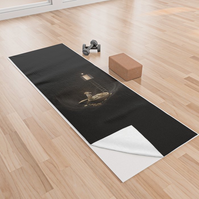 Wooden Bird Yoga Towel