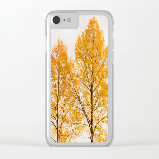 Aspen Trees Clear iPhone Case