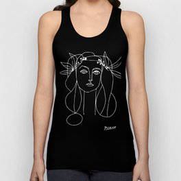 Pablo Picasso War And Peace 1952 Artwork T Shirt, Sketch Tank Top