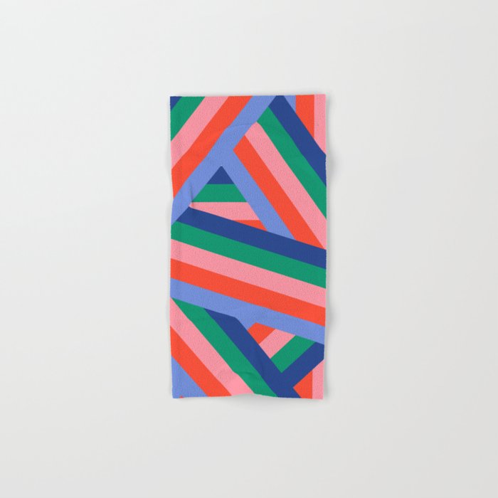 Ribbon Stripes - bold Hand & Bath Towel