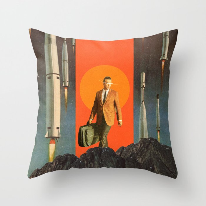 The Departure Throw Pillow