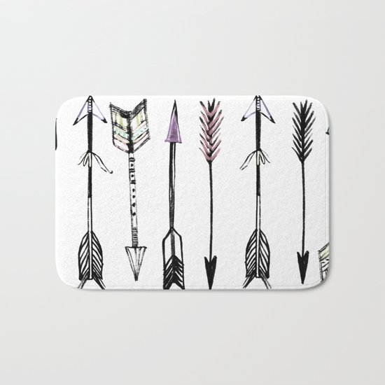 Arrows & more arrows Bath Mat