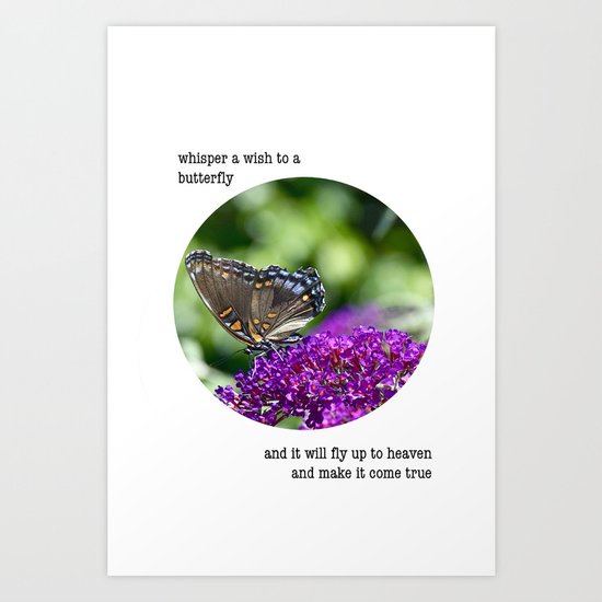 whisper a wish Art Print