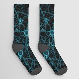 You Get on My Nerves! / 3D render of nerve cells Socks