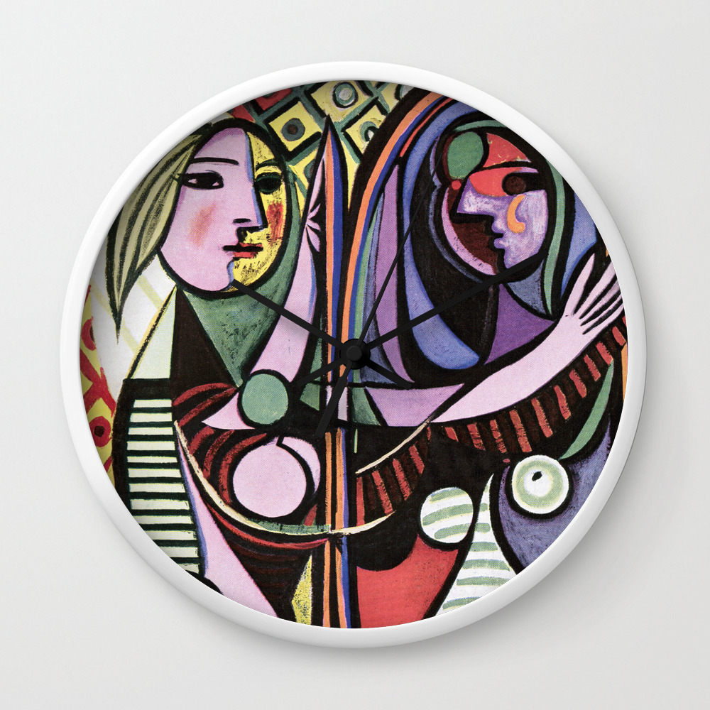 Pablo Picasso Girl Before A Mirror 1932 Artwork Reproduction Tshirts Prints Poster Bags Men Wo Wall Clock By Cloth O Rama Society6