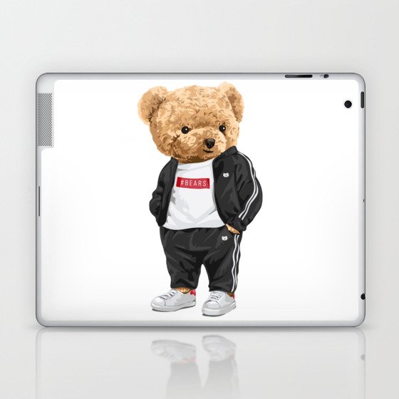 Cool Bear Laptop & iPad Skin