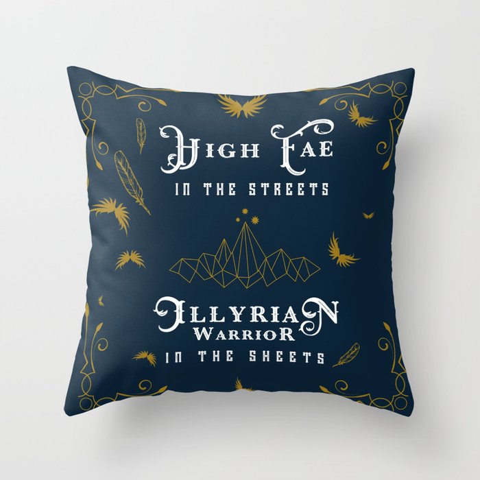 HIGH FAE IN THE STREETS Throw Pillow