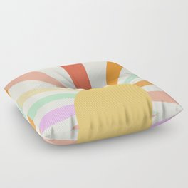 Boho Sun Colorful Floor Pillow