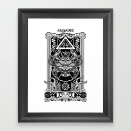 Abyss Cancer Obscurity Framed Art Print