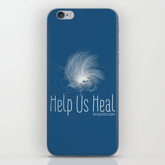 Help Us Heal - Hurricane Sandy Relief iPhone & iPod Skin