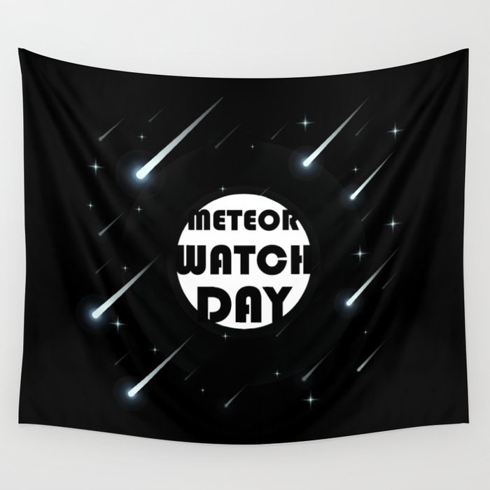 Meteor Watch Day June 30th Astronomy Wall Tapestry