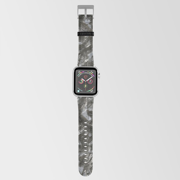 Metal Grunge Shapes Apple Watch Band