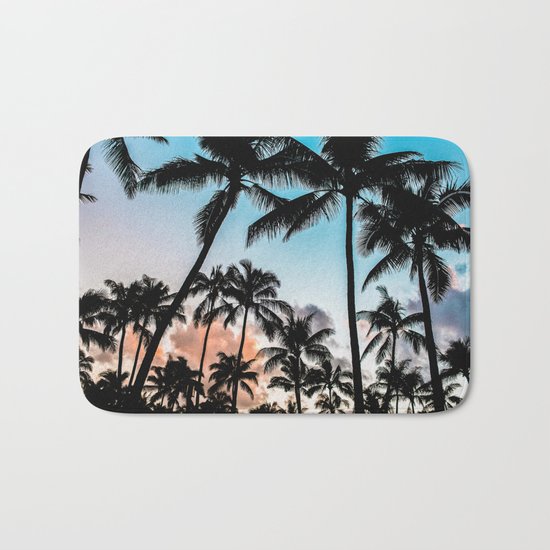 Tropical Sunset Bath Mat