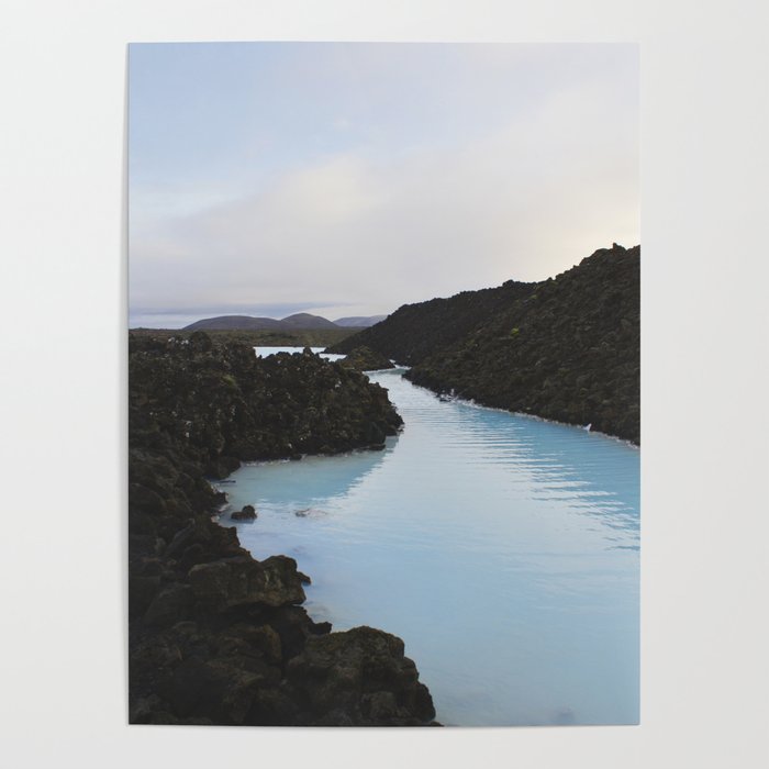 Pool Poster | Photography, Blue-lagoon, Iceland, Photography, Digital, Natural-springs