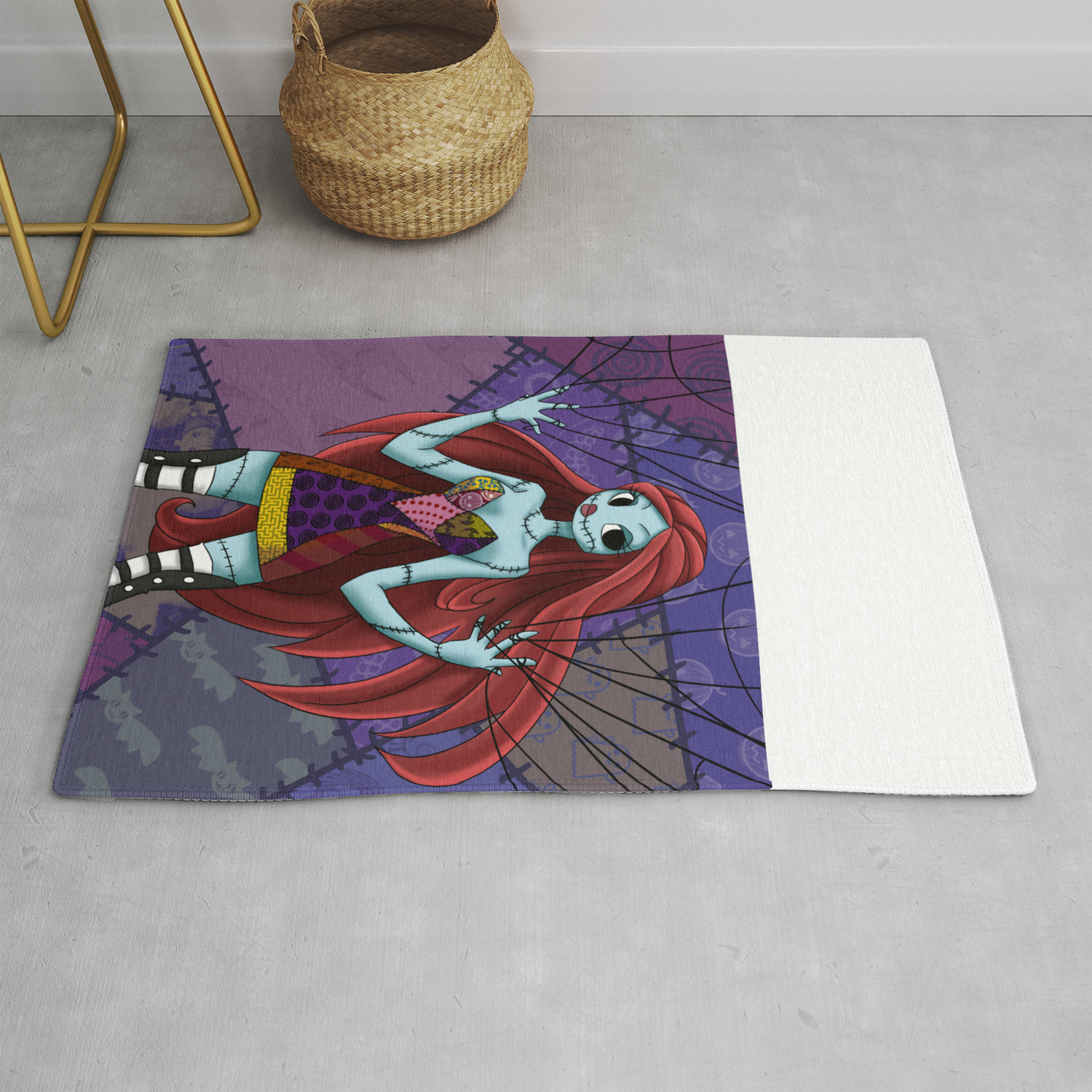 Sally Nightmare Before Christmas Rug By Thedragonstudiostore