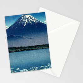 Tsuchiya Koitsu - Mount Fuji and Shoji Lake - Japanese Vintage Woodblock Ukiyo-E Stationery Card