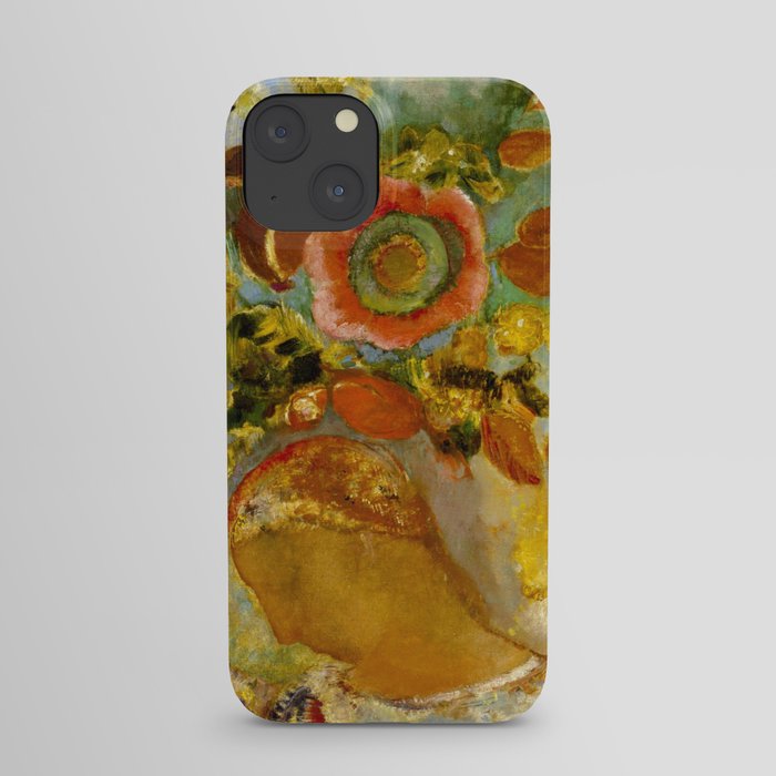 Odilon Redon "Two Young Girls among Flowers" iPhone Case