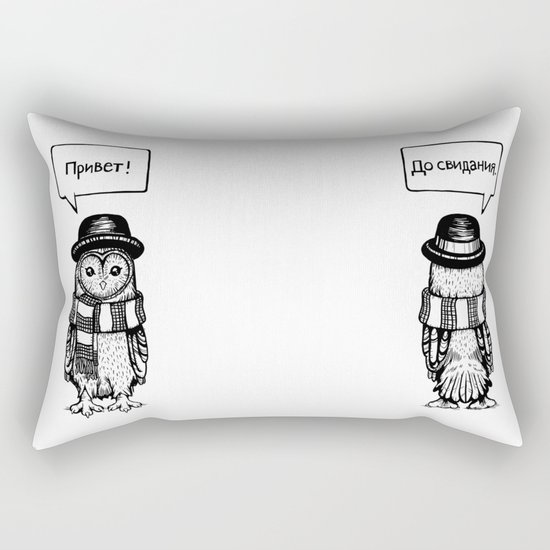 Hello Goodbye Rectangular Pillow