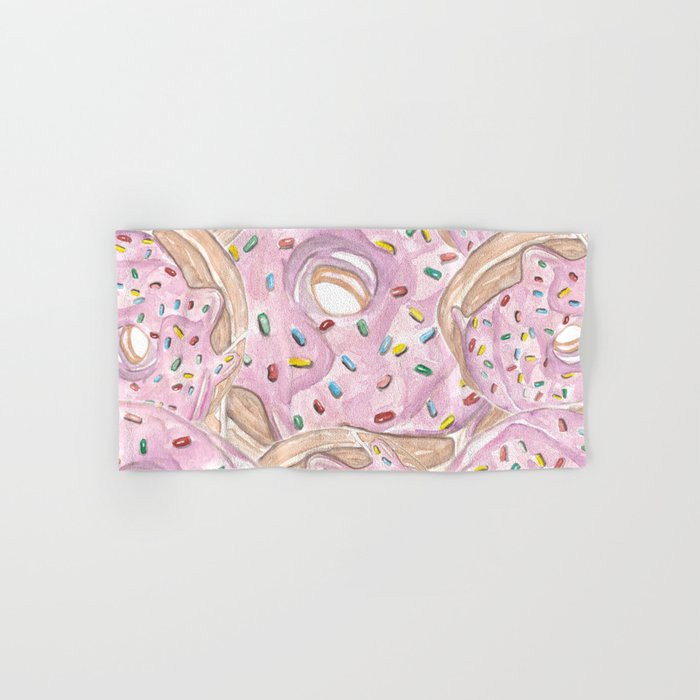 Raining Donuts Hand & Bath Towel