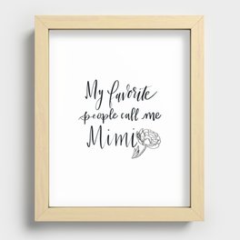 Favorite MIMI Recessed Framed Print