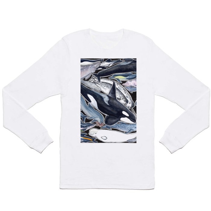 Dolphin, orca, beluga, narwhal & cie Long Sleeve T Shirt