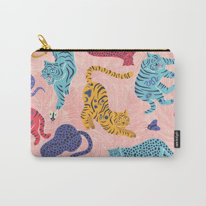 Here Little Kitty - Tigers and Leopards Carry-All Pouch