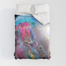 Electric Jellyfish World Monster Comforter