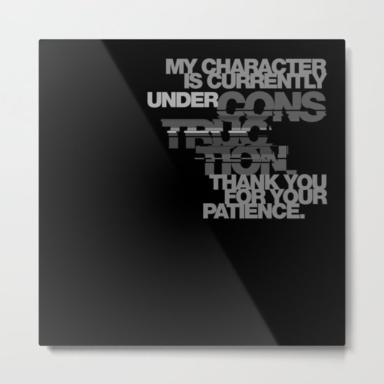 under construction Metal Print