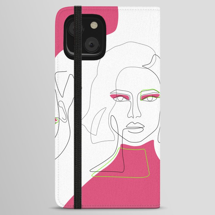 Chic Pink iPhone Wallet Case