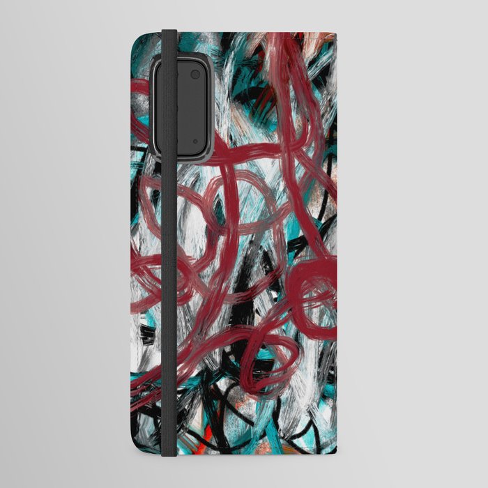 Abstract expressionist Art. Abstract Painting 99. Android Wallet Case