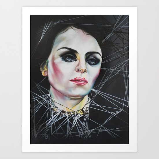 Glassy eyes Art Print