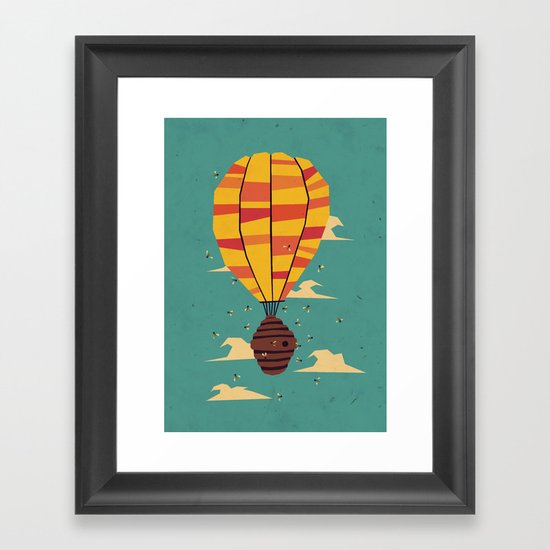 dangerous living Framed Art Print
