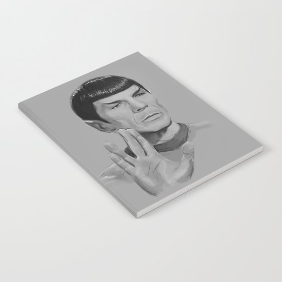 Spock Portrait Star Trek Notebook