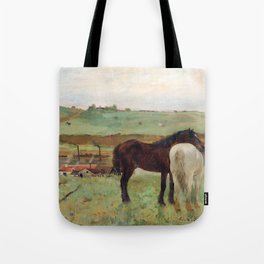 Edgar Degas - Horse in a Meadow Tote Bag