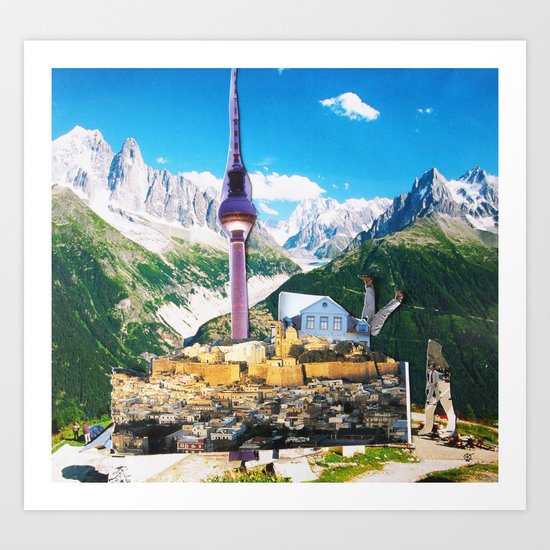 Surreala Alpina 29 Art Print