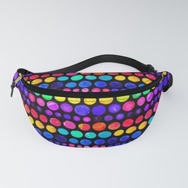 Colorful Paint Dots Pattern Fanny Pack