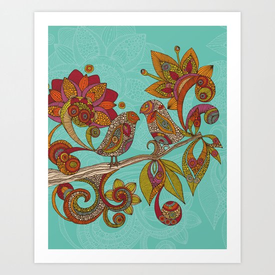 Hello Birds Art Print