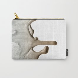 LIQUID SILVER & NUDE Carry-All Pouch