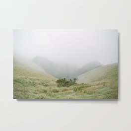 mt tam in the fog Metal Print | Peaceful, Mounttamalpais, Mounttam, Green, California, Millvalley, Hills, Quiet, Still, Nature 